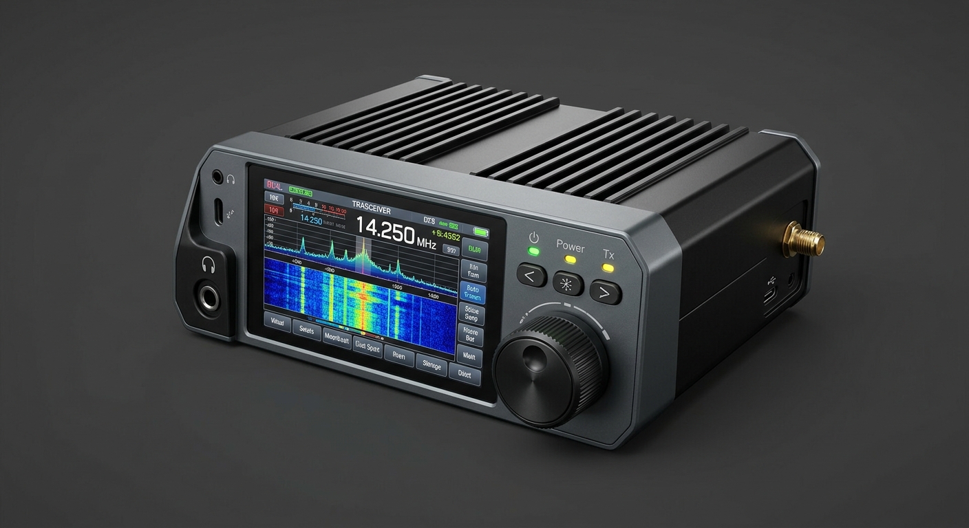 Operating SDR transceiver of modern design