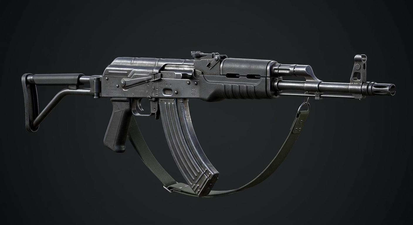 Croatian made version of the ak 47 super realistic 