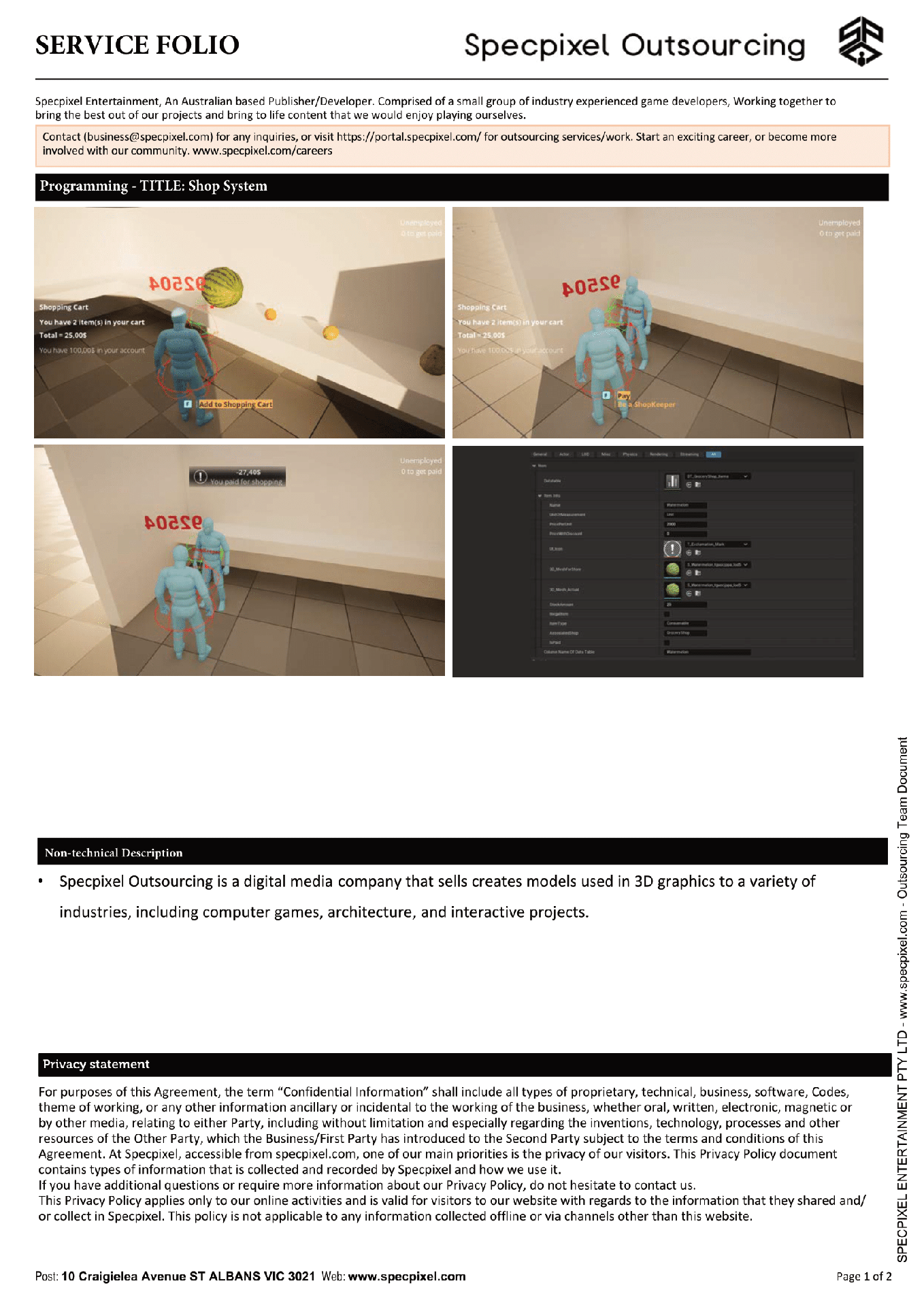 Shop System